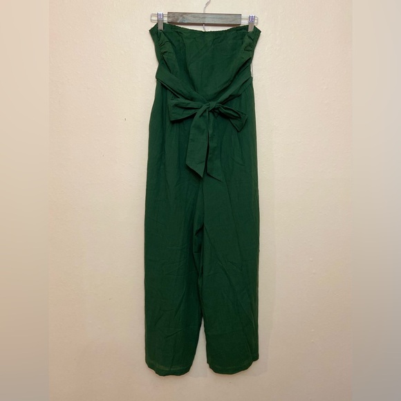 American Eagle Tube Tie Waist Jumpsuit - Picture 3 of 5